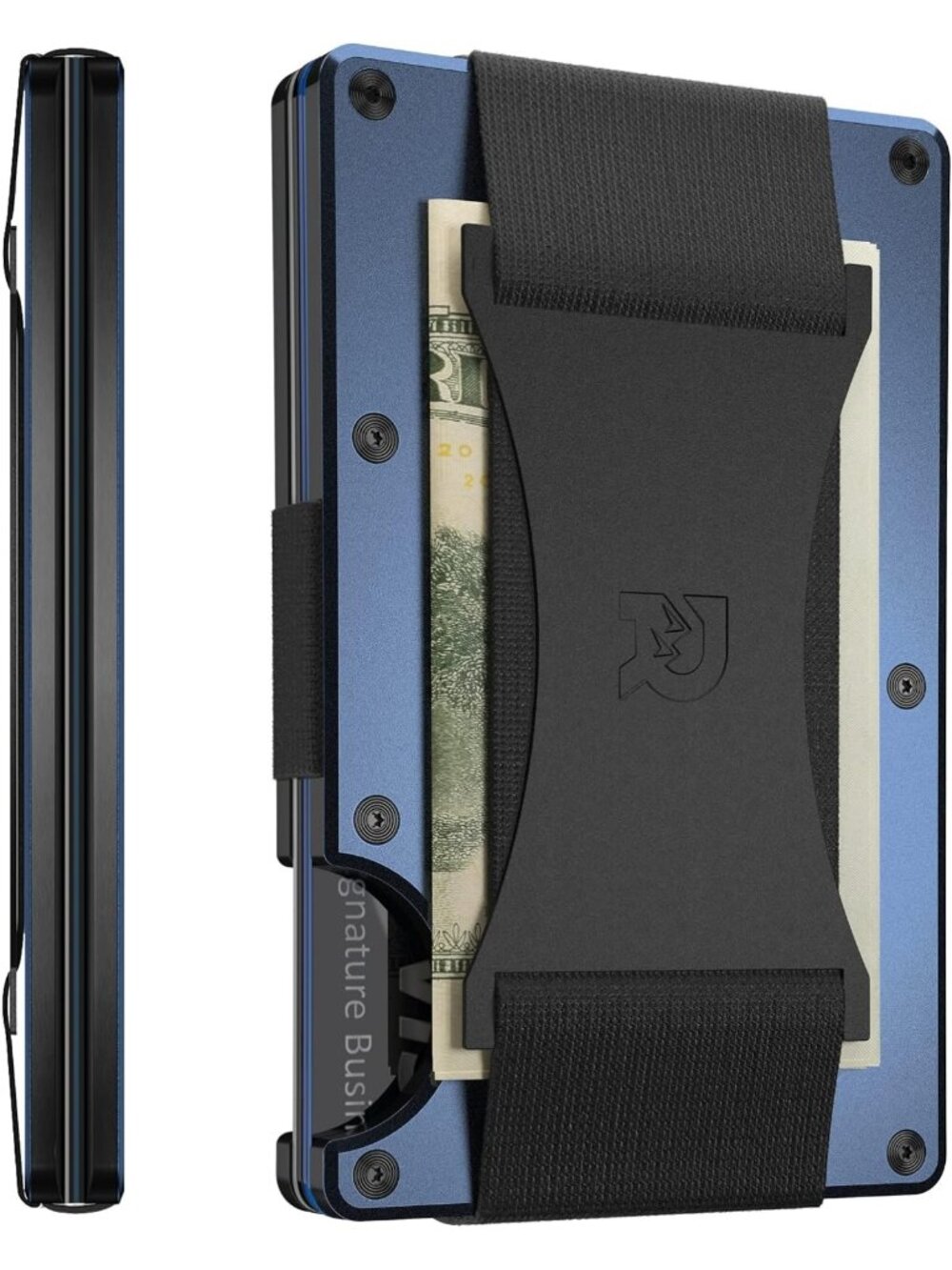 Slim Minimalist Wallet for Women - RFID Protection, Pocket Fit, Holds 12 Cards